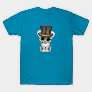 Cute Steampunk White Lion T-Shirt